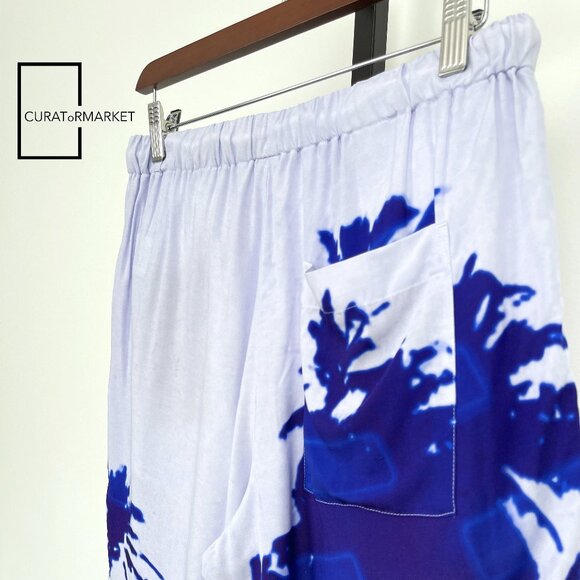 Dries Van Noten: EU46 Piper Psychedelic Palm Len Lye Print Graphic Short SS21 - Picture 12 of 13